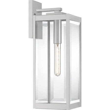 Quoizel Westover 1-Light Stainless Steel Outdoor Wall Lantern WVR8407SS